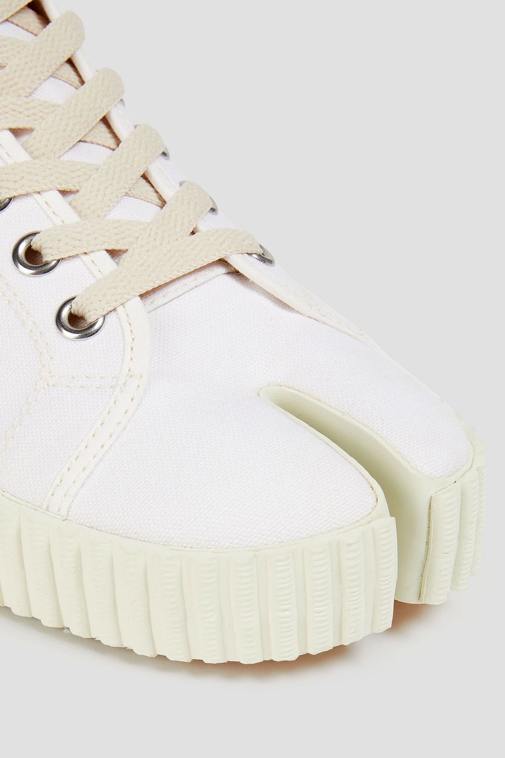MAISON MARGIELA Printed cotton-canvas high-top sneakers