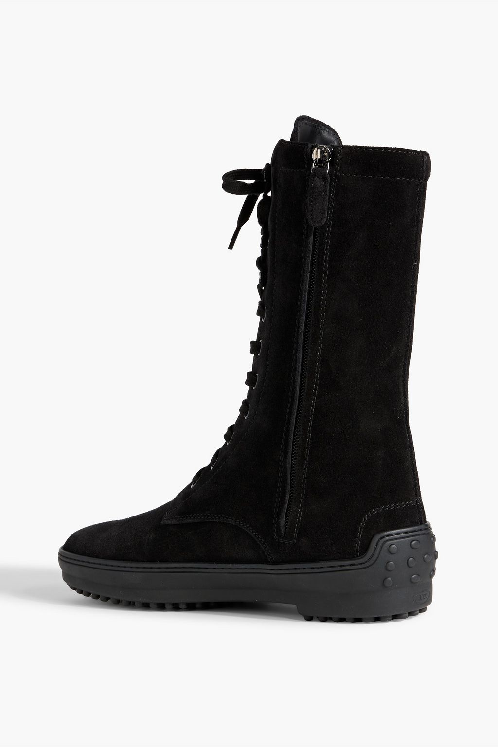 TOD'S Suede combat boots