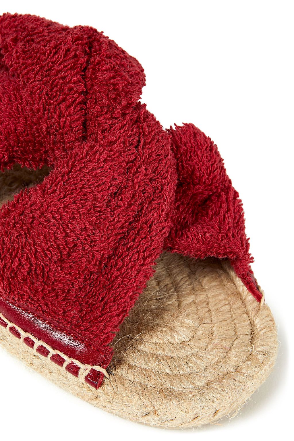 CASTAÑER Pao twisted cotton-terry slides