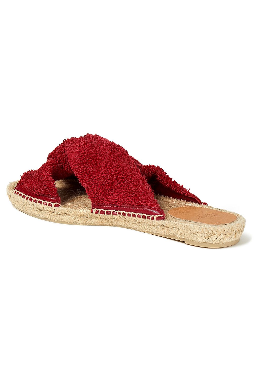 CASTAÑER Pao twisted cotton-terry slides