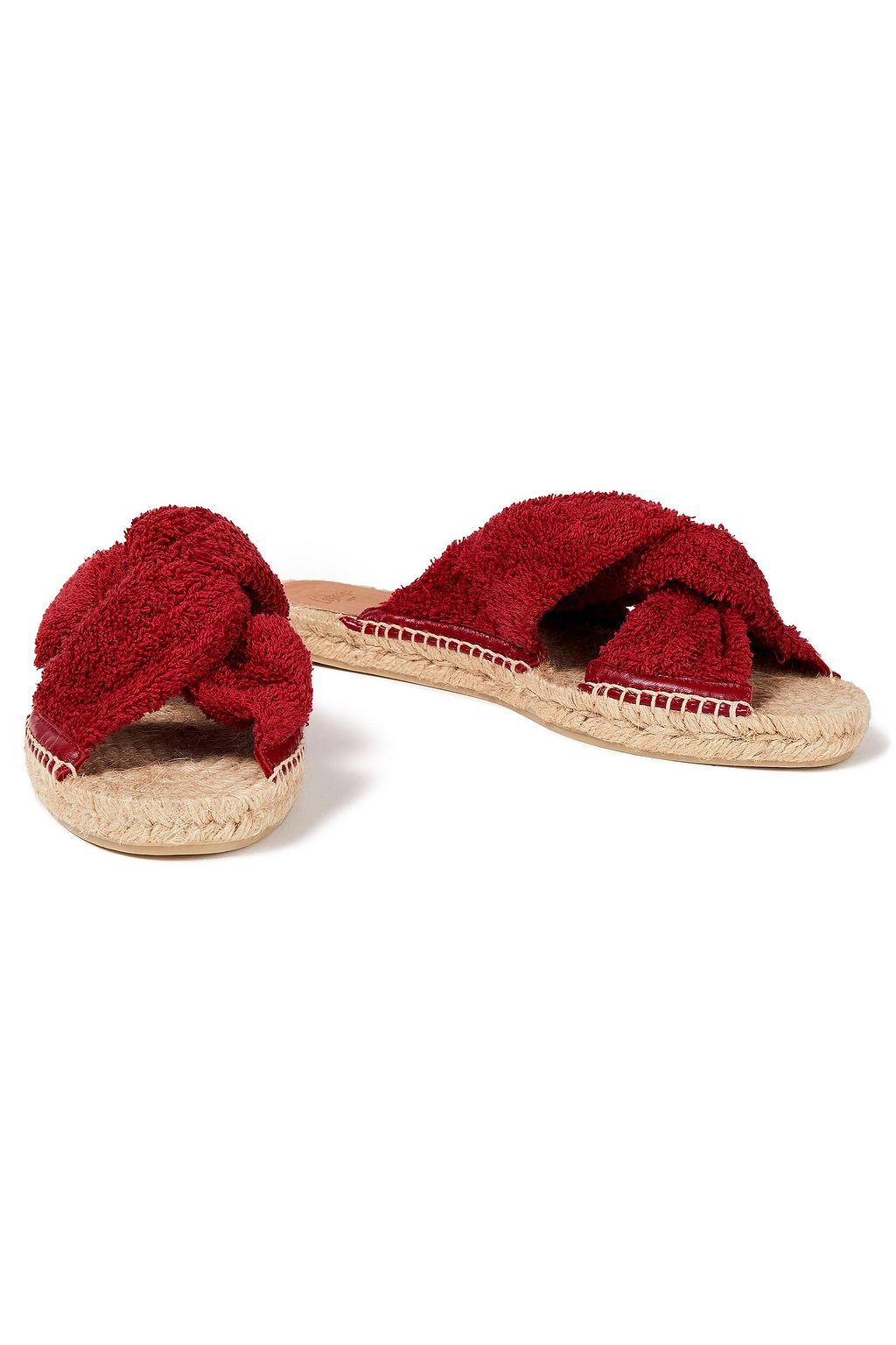 CASTAÑER Pao twisted cotton-terry slides