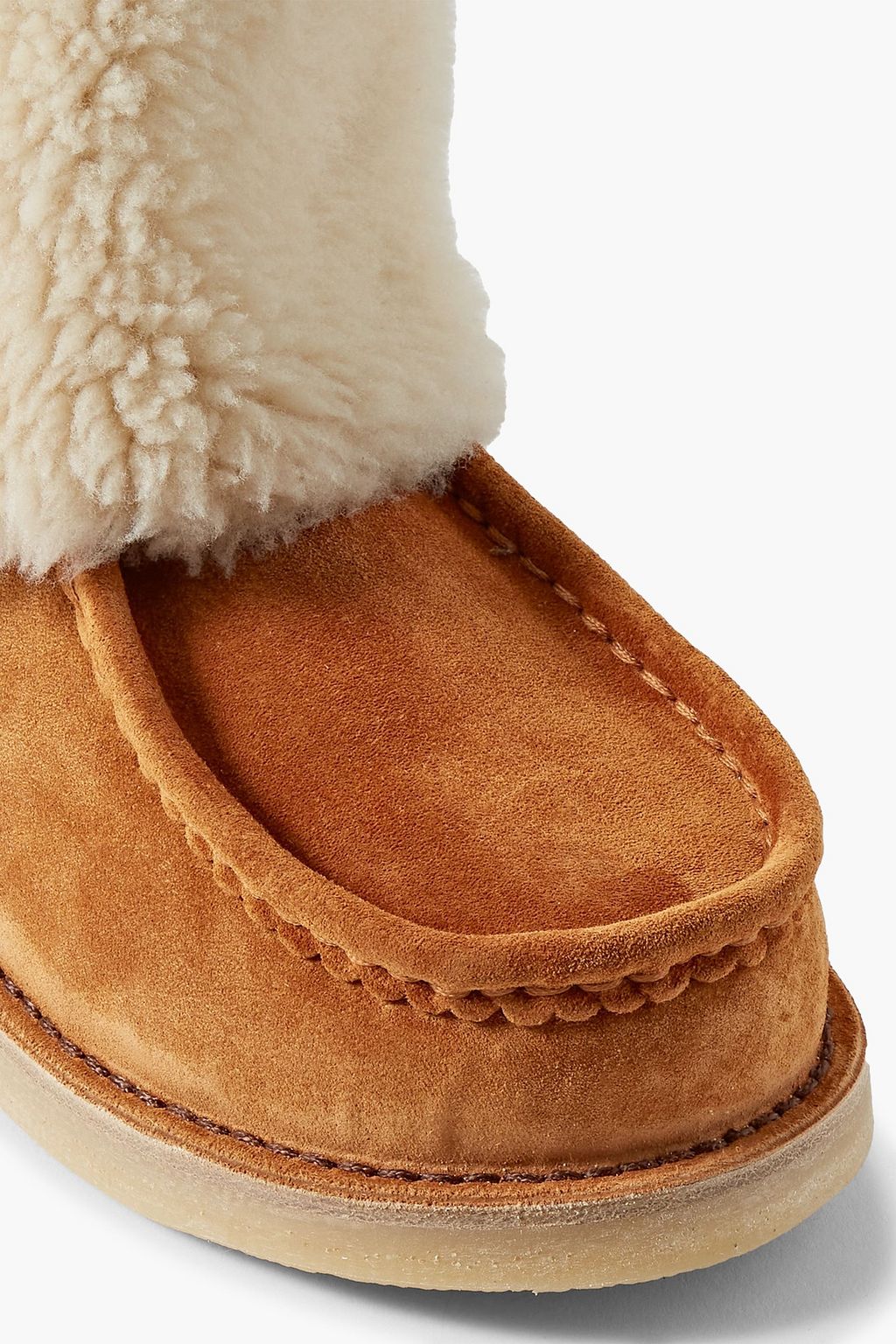 CHLOÉ Jessie shearling-lined suede ankle boots