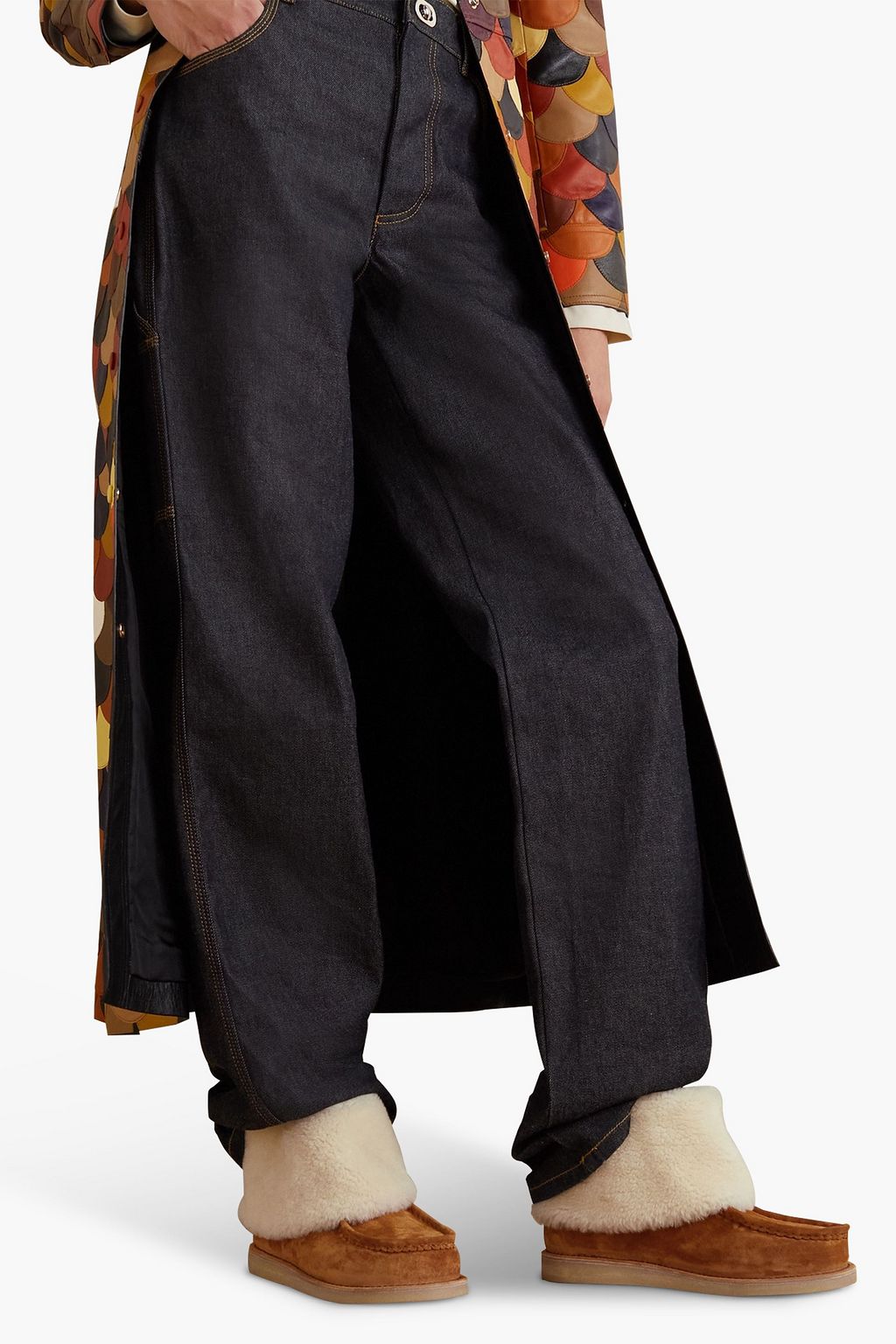 CHLOÉ Jessie shearling-lined suede ankle boots