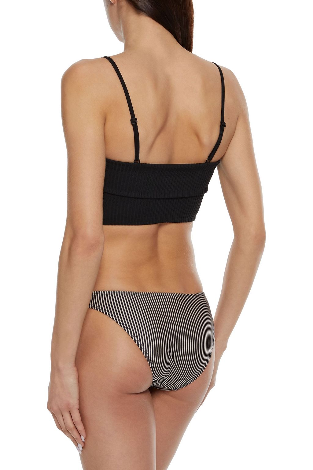 ZIMMERMANN Separates tief sitzendes Bikini-Höschen mit Streifen