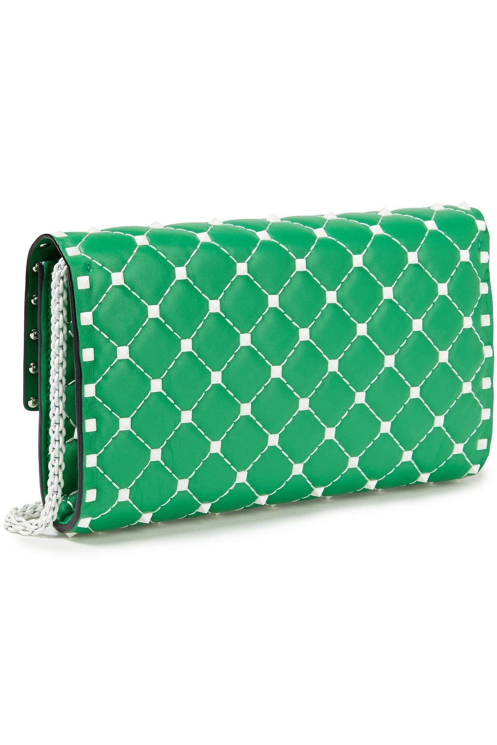 VALENTINO GARAVANI Rockstud Spike quilted leather shoulder bag THE