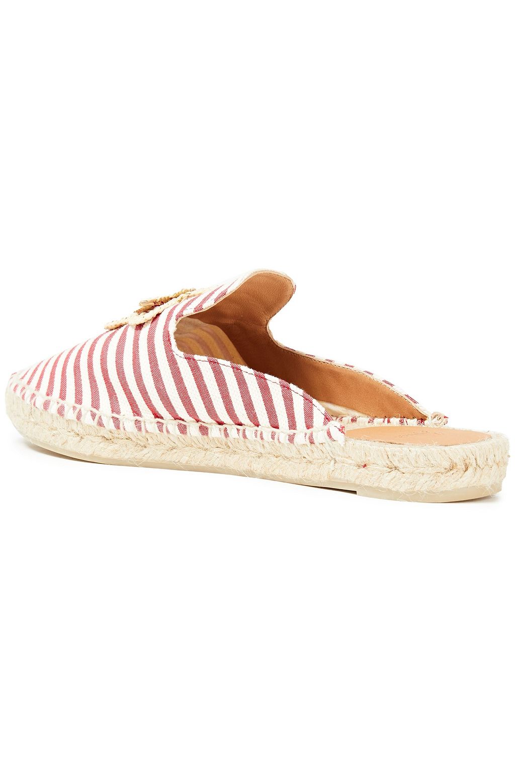 CASTAÑER Appliquéd jacquard espadrille slippers