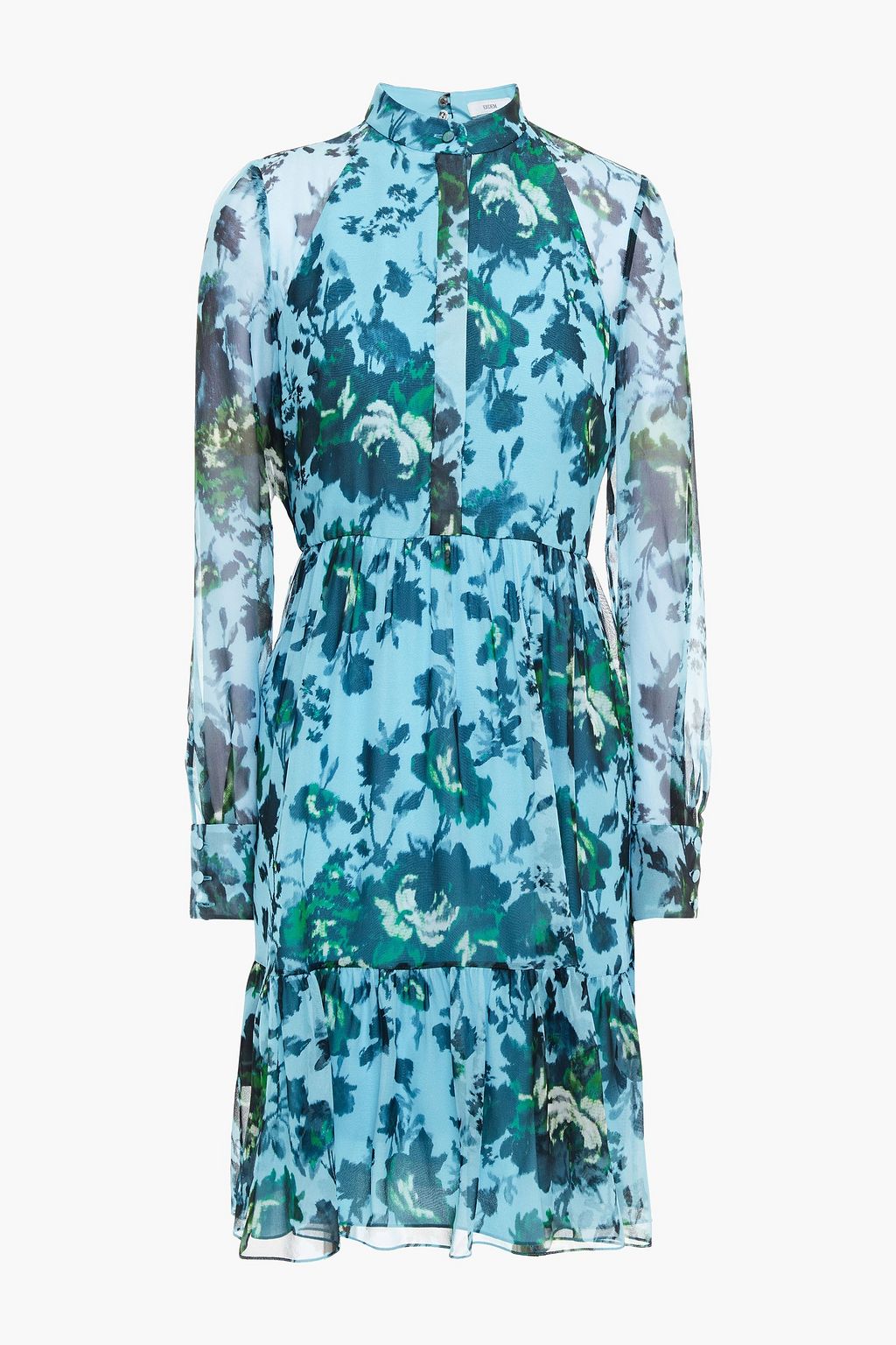 Erdem blue deals floral dress