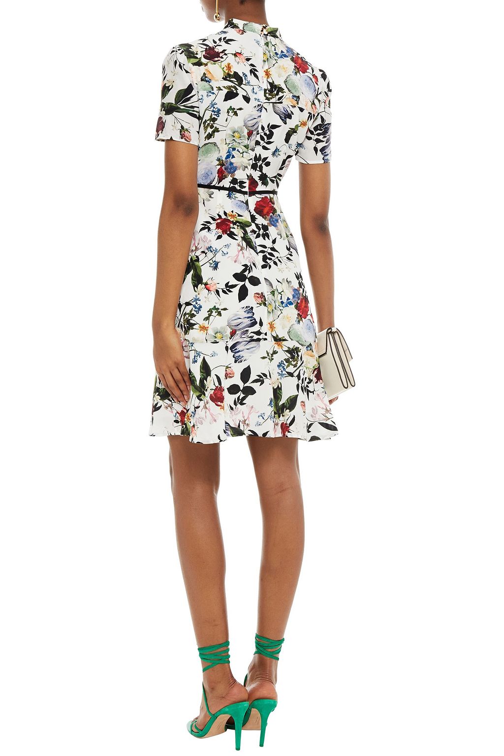 anne floral bow dress