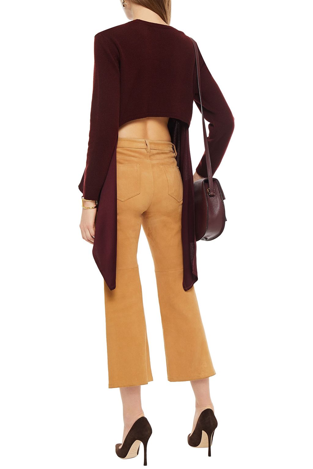VALENTINO GARAVANI Pullover aus Kaschmir mit Satinbesatz