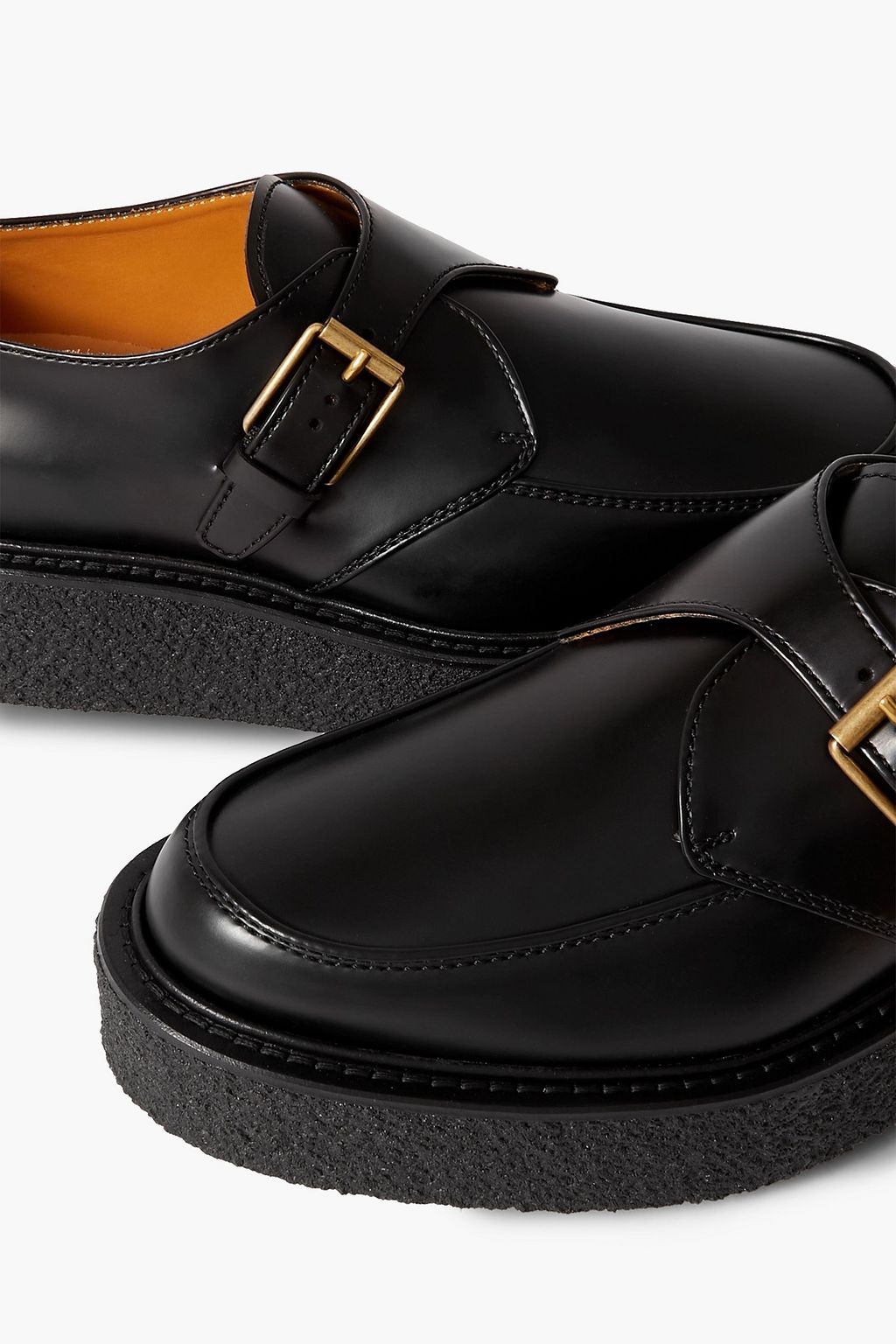 TOD'S Leather platform loafers