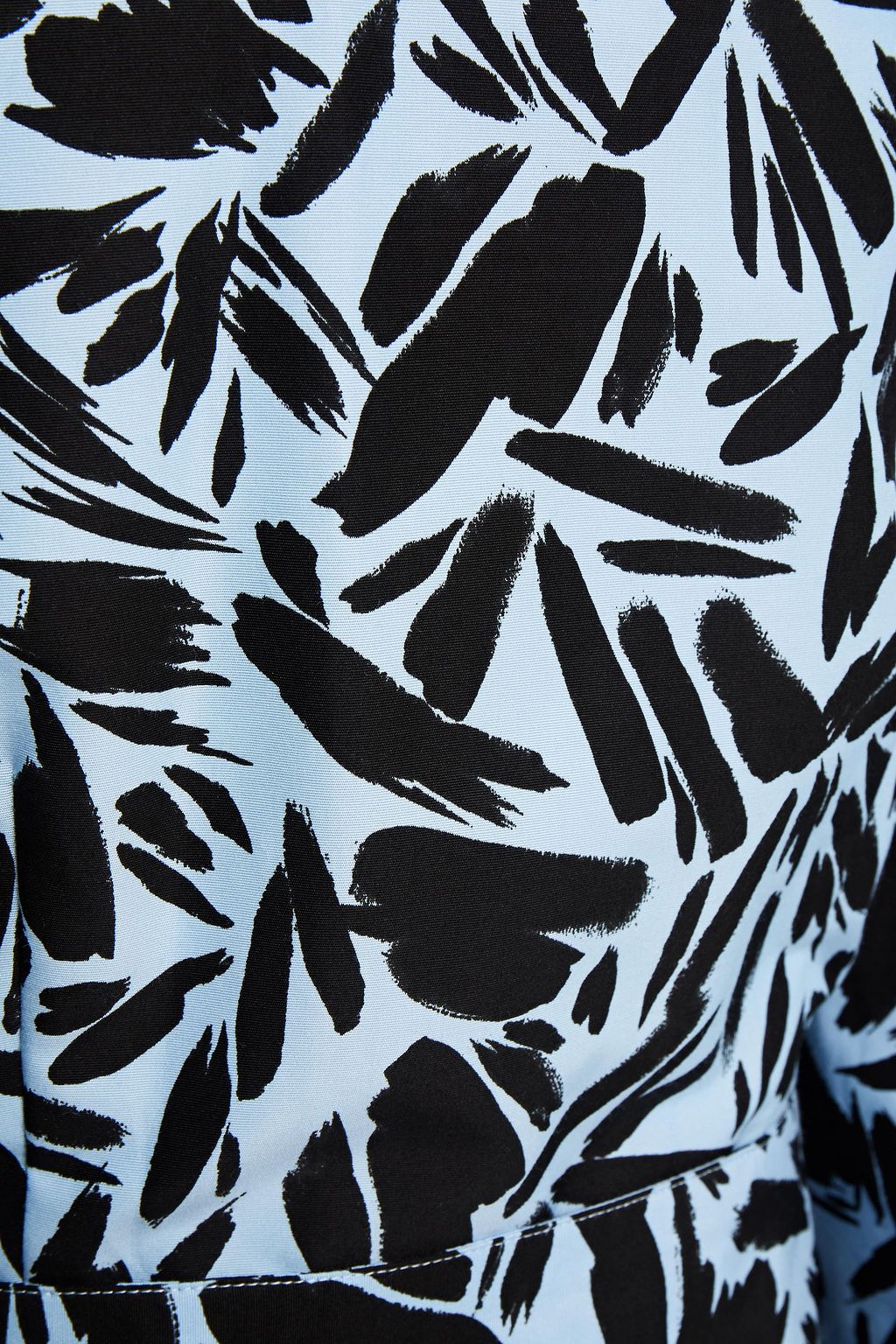 VERONICA BEARD Samy printed cotton and silk-blend mini dress
