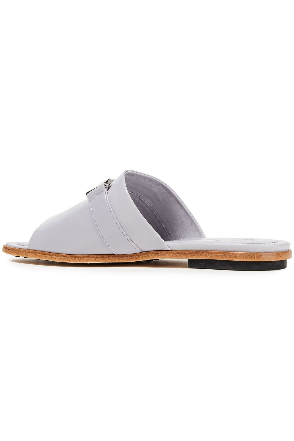 TOD'S Pantoletten aus Leder mit Logoverzierung