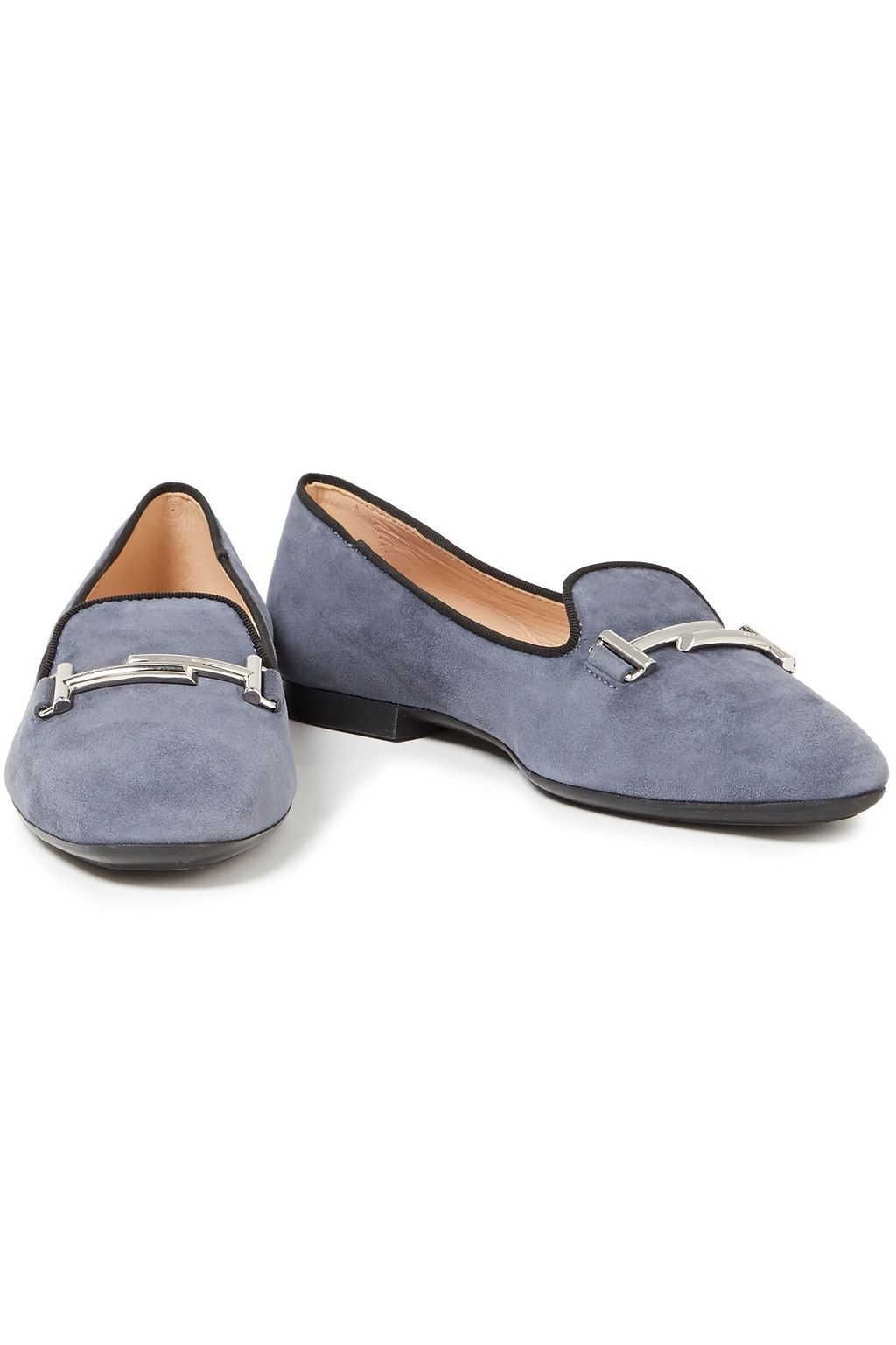 TOD'S Double T suede loafers