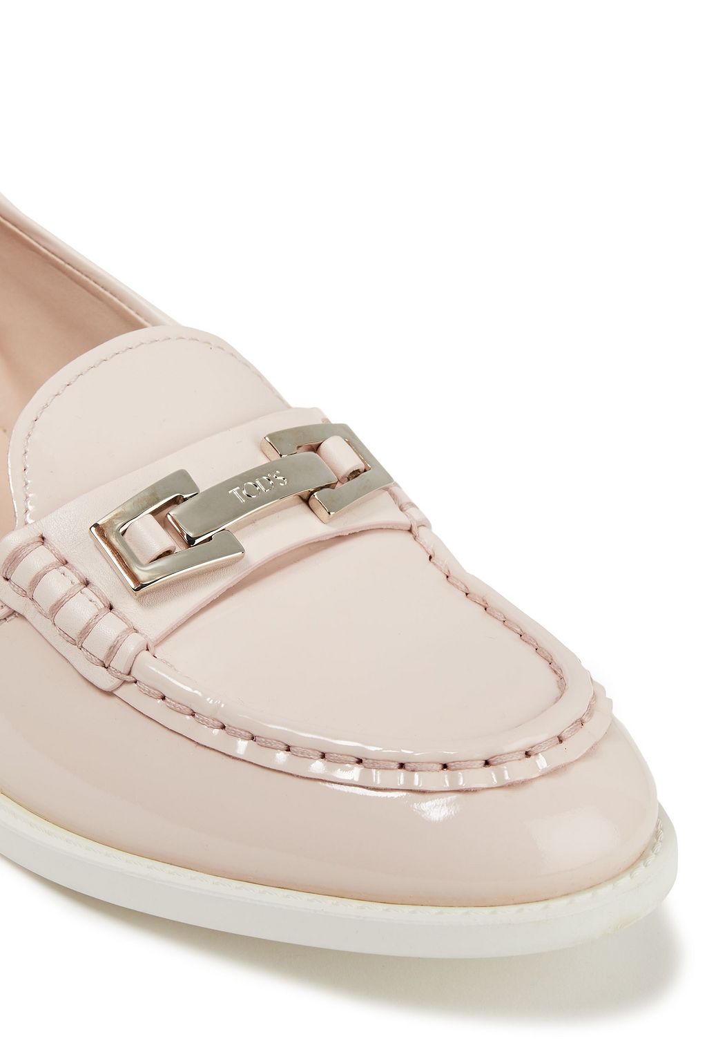 TOD'S Loafers aus Lackleder mit Verzierung
