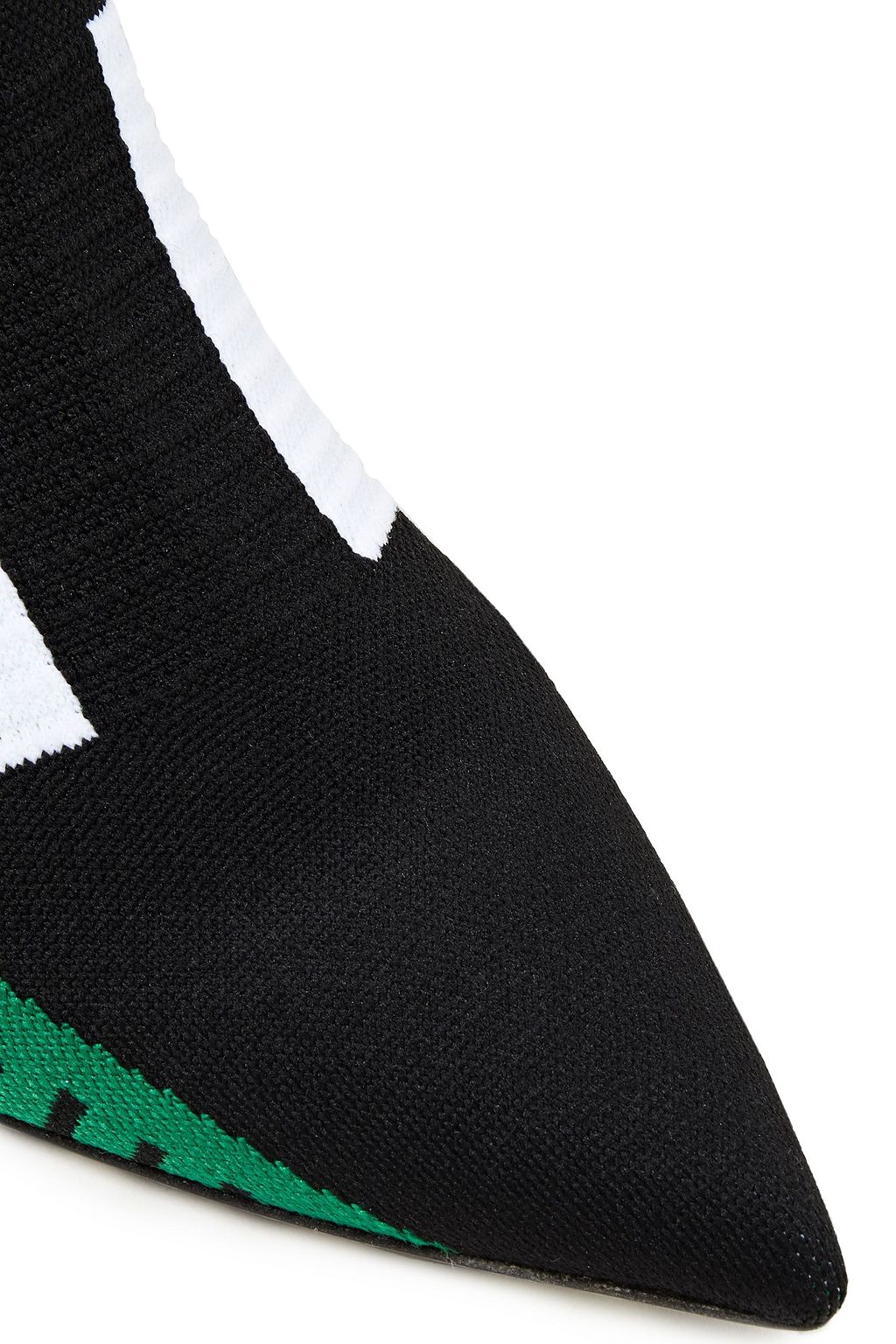 DOLCE & GABBANA Lori jacquard-knit sock boots