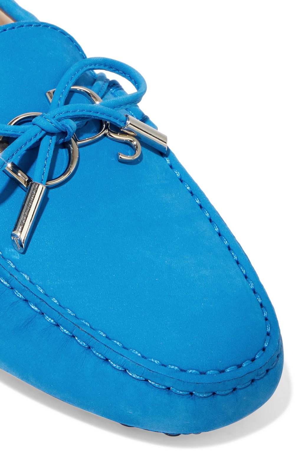 TOD'S حذاء لوفر "هيفن" من الجلد المدبوغ مزين بالشعار