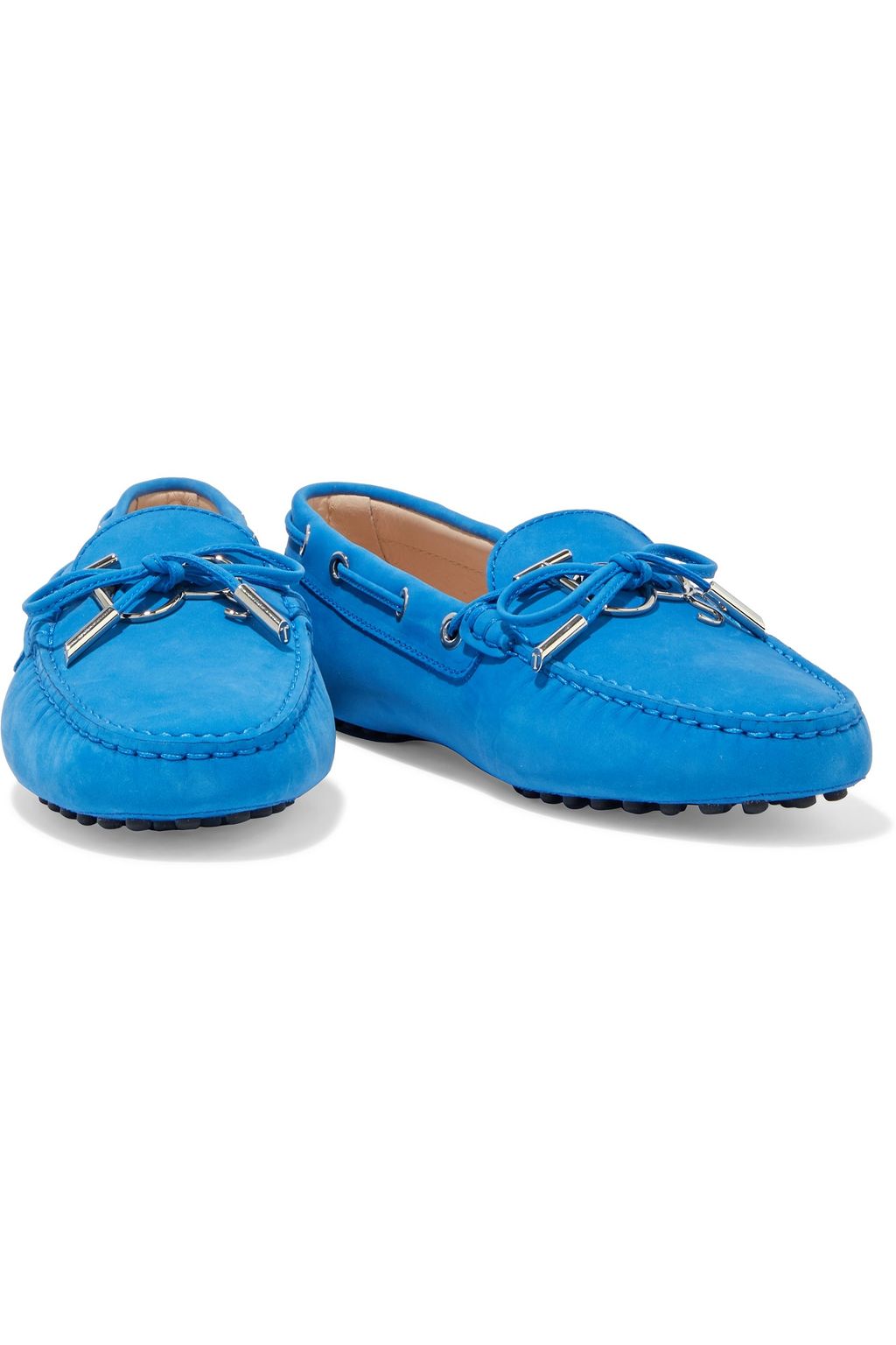 TOD'S حذاء لوفر "هيفن" من الجلد المدبوغ مزين بالشعار