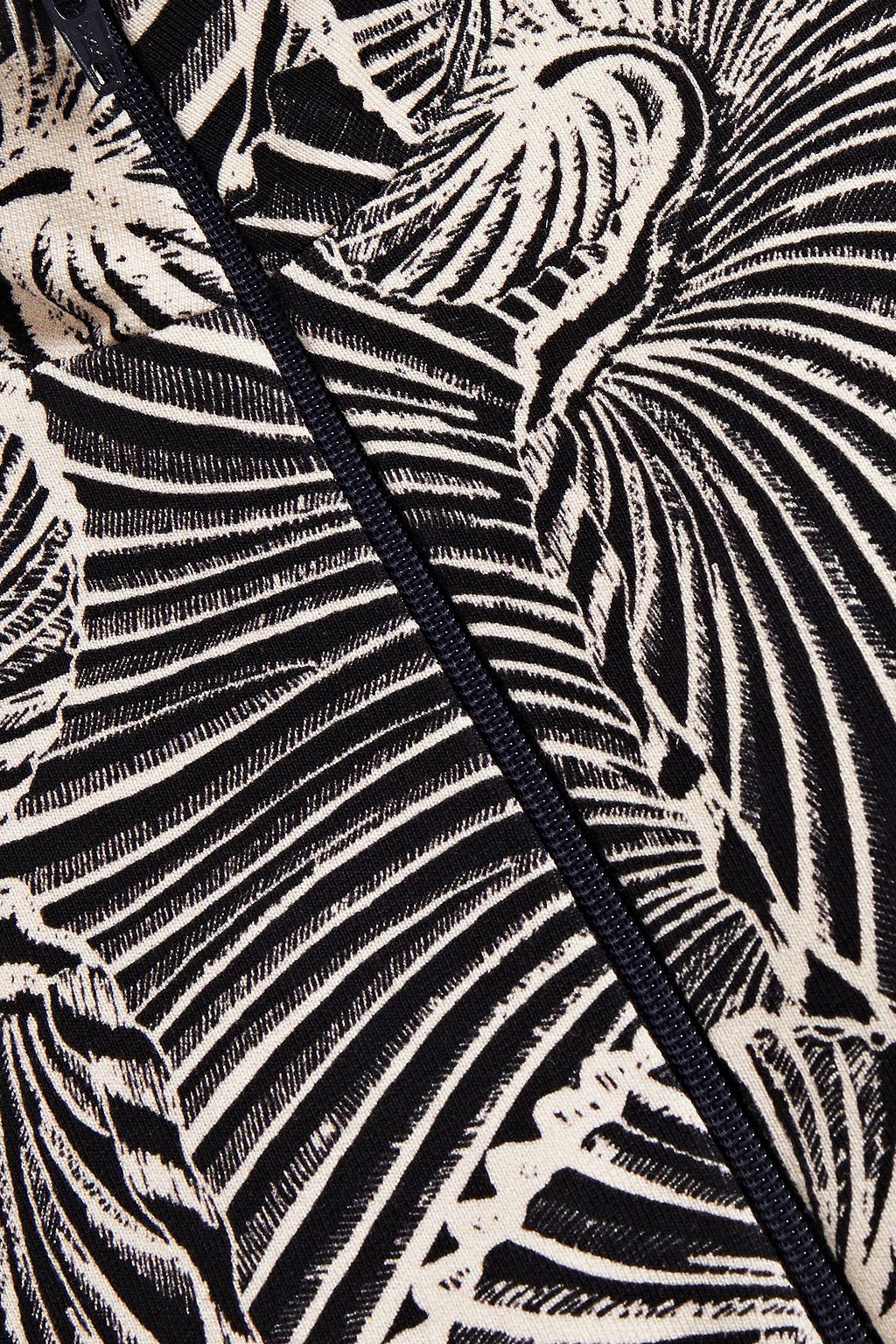 BAUM UND PFERDGARTEN Printed stretch-jersey top