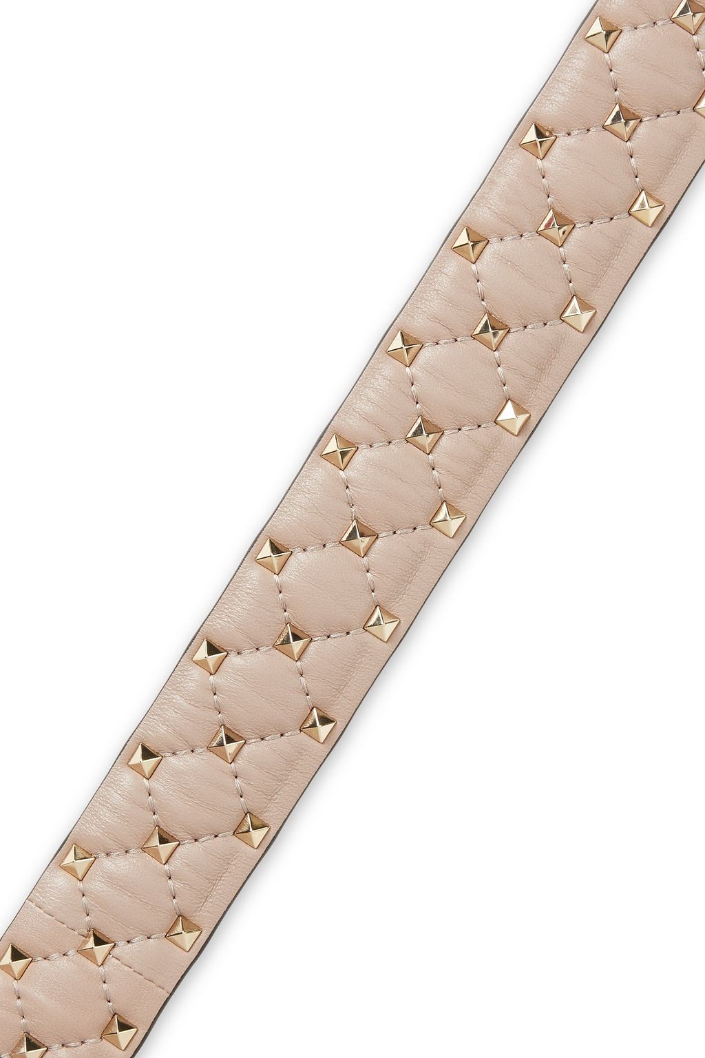 VALENTINO GARAVANI Rockstud Spike quilted leather belt