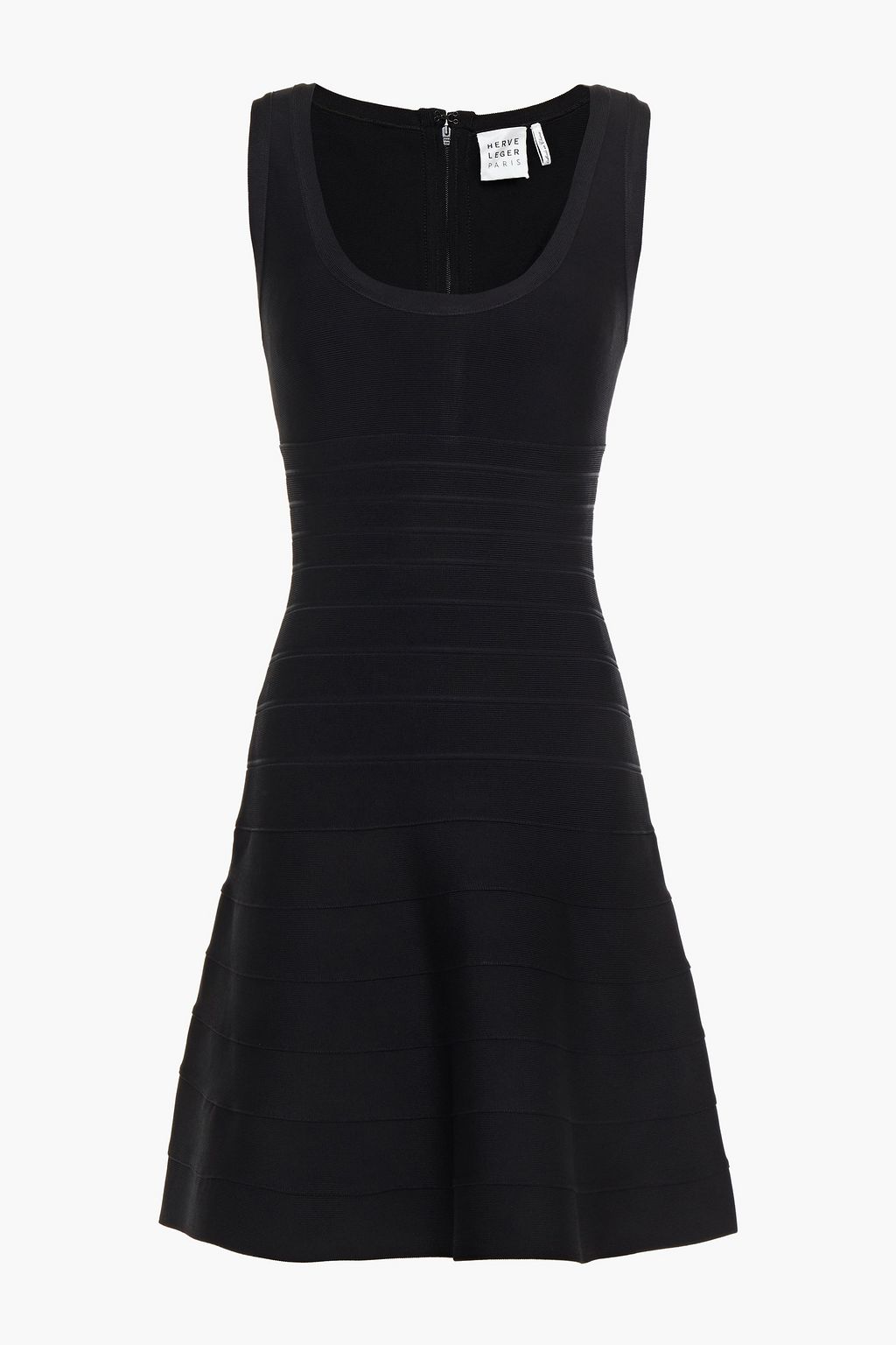 Black Flared bandage mini dress | Sale ...