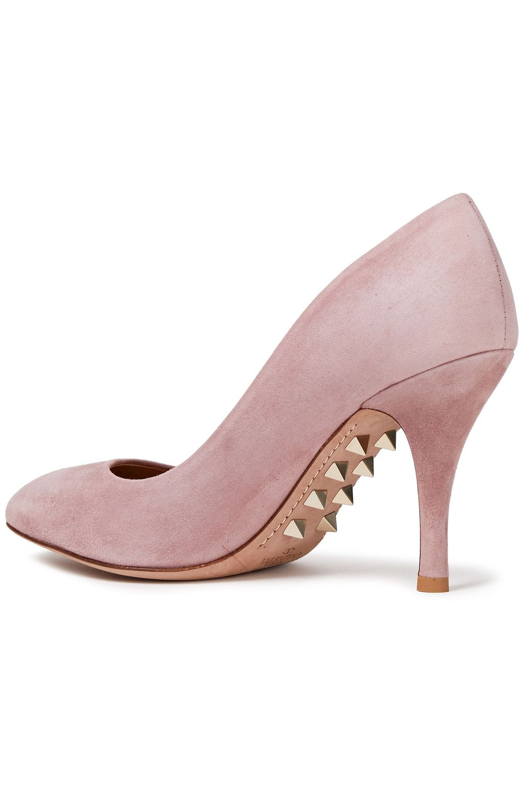 VALENTINO GARAVANI Rockstud suede pumps