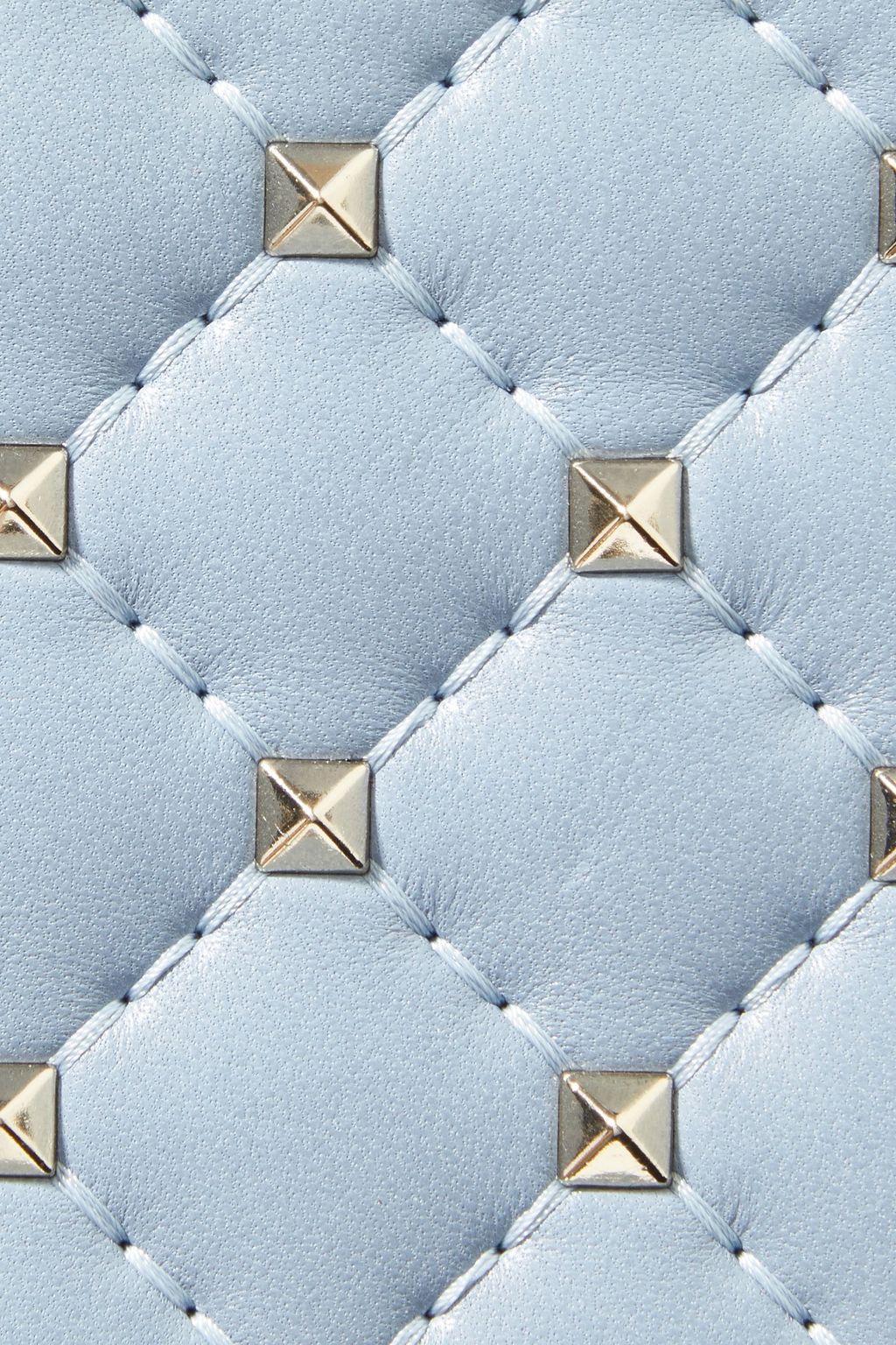 VALENTINO GARAVANI Rockstud Spike quilted leather wallet