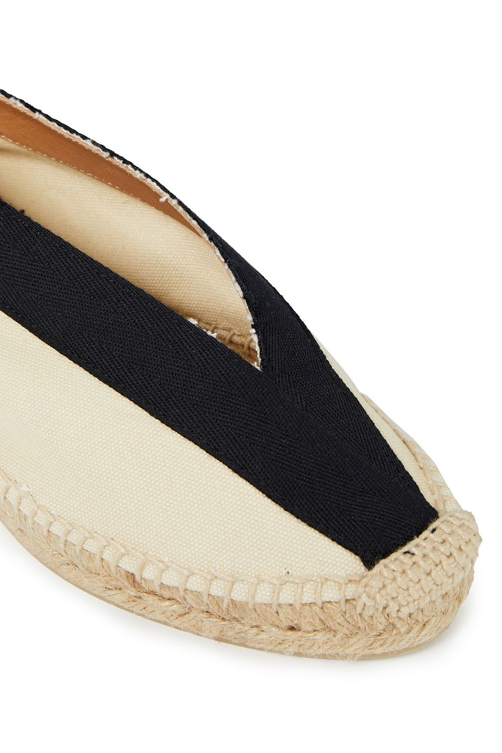 CASTAÑER Gaia two-tone canvas espadrilles