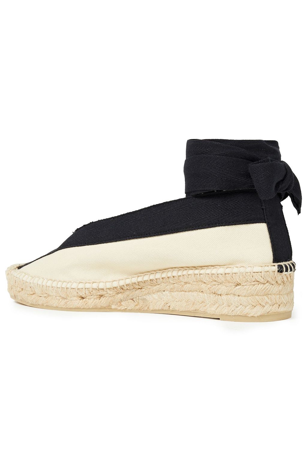 CASTAÑER Gaia two-tone canvas espadrilles