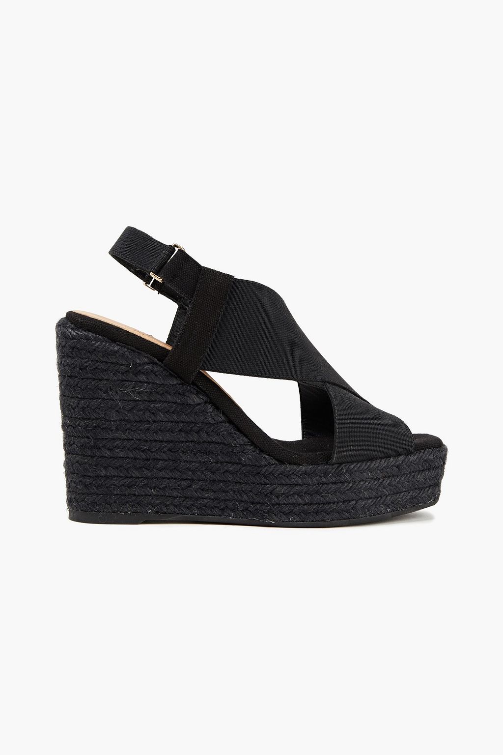 black slingback espadrilles