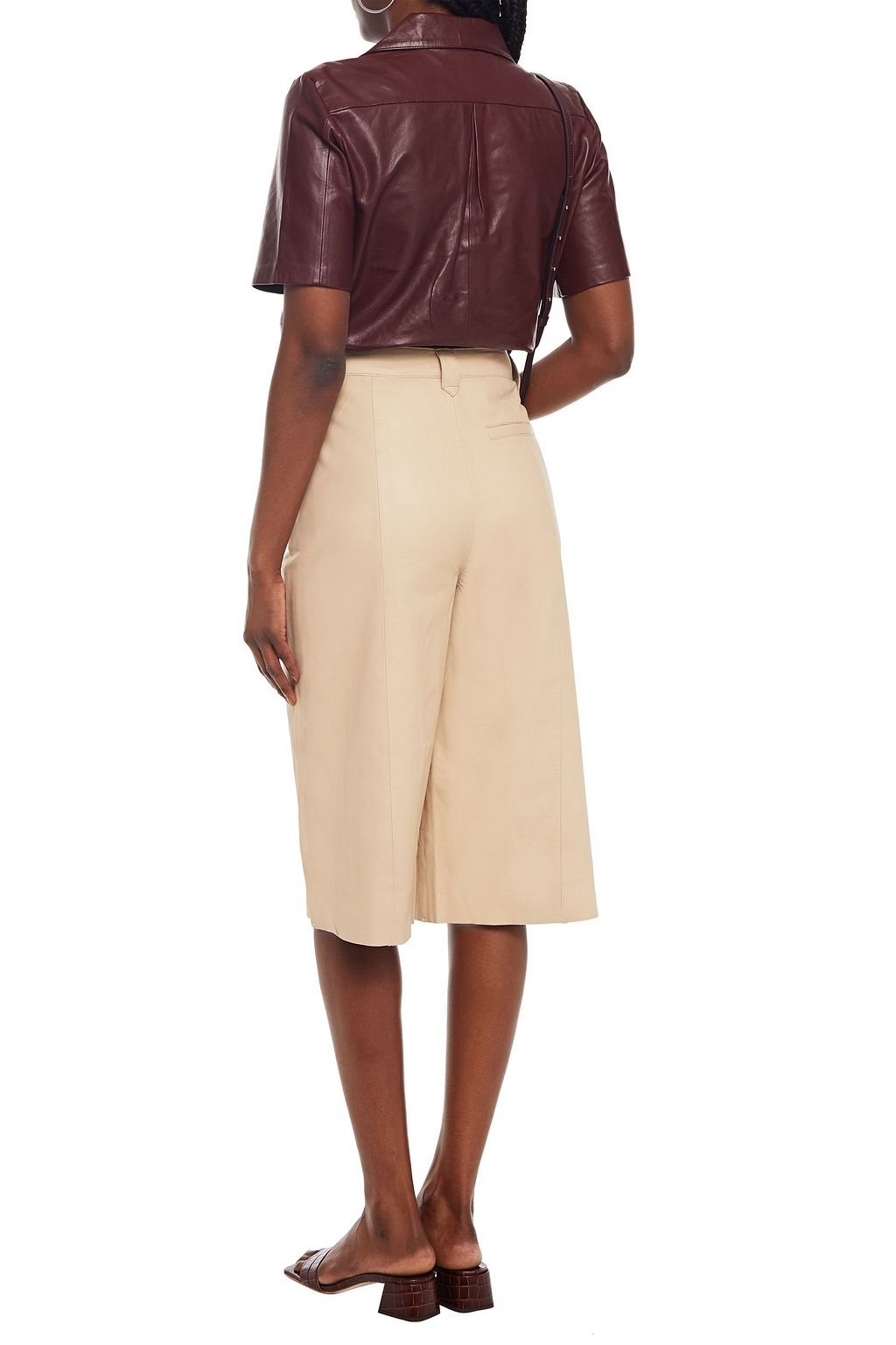 GESTUZ SuriGZ leather shorts