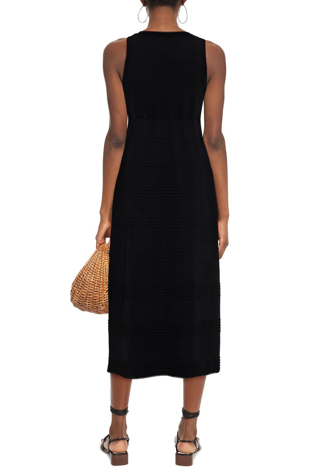 M MISSONI Jacquard-knit wool-blend midi dress