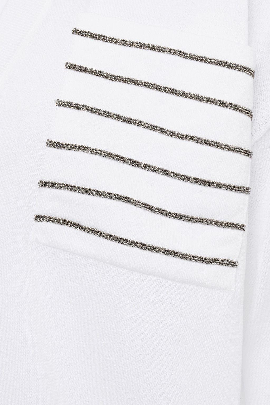BRUNELLO CUCINELLI Bead-embellished cotton sweater