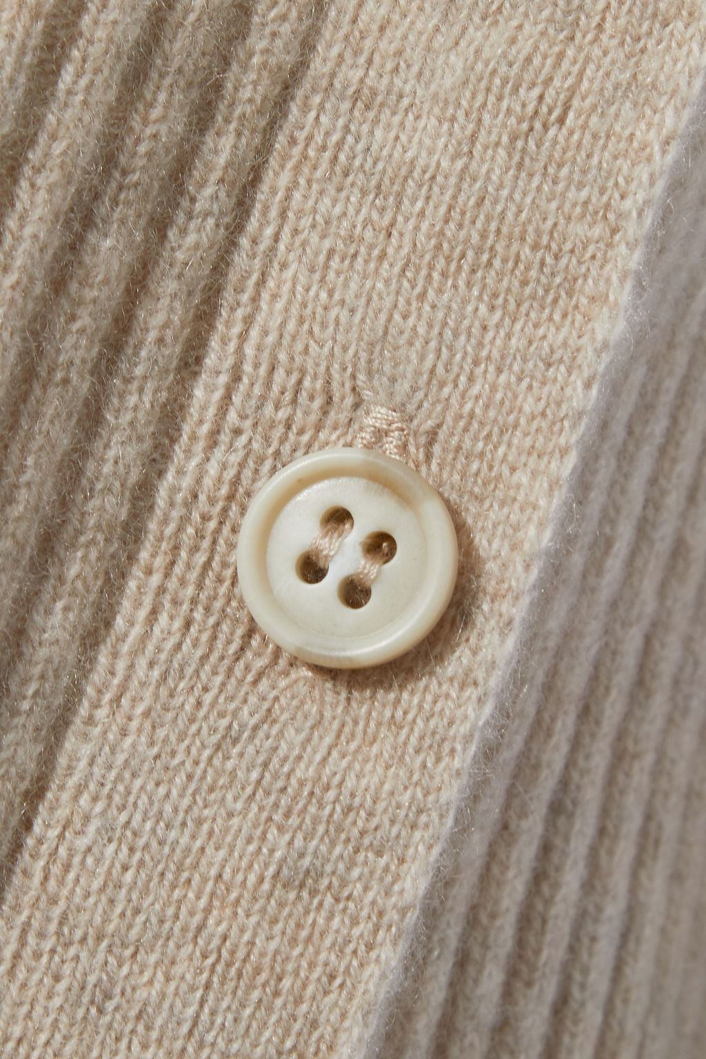 NAADAM Ribbed cashmere midi dress