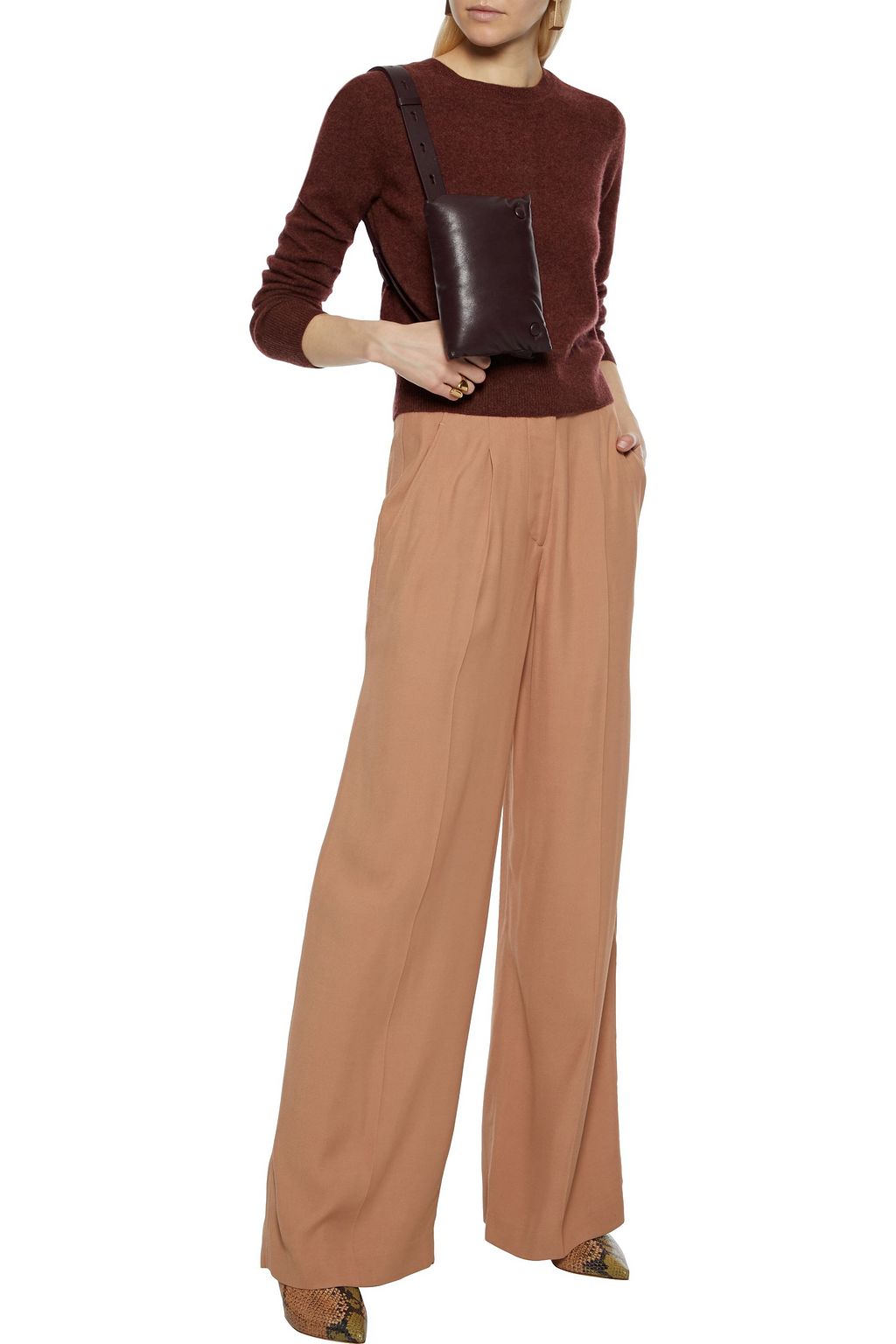 NAADAM Cropped cashmere sweater