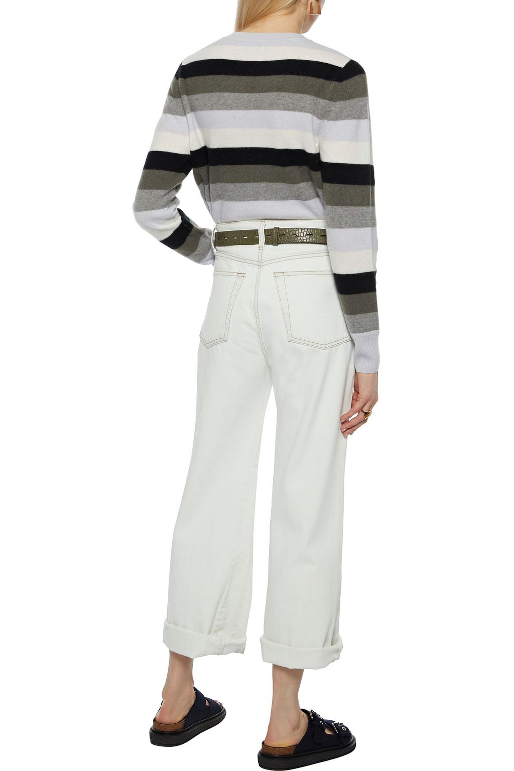 NAADAM Striped cashmere sweater