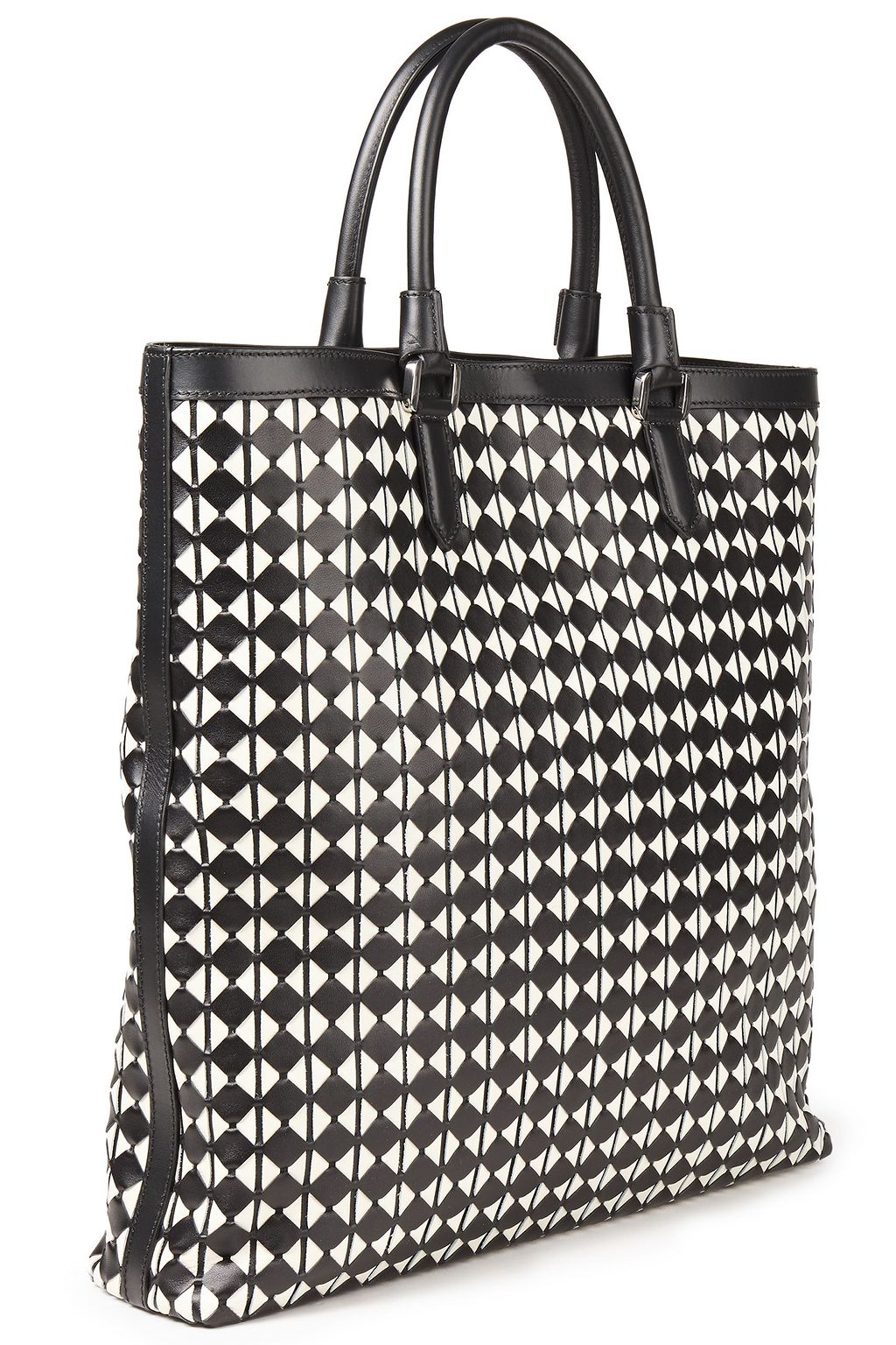 SERAPIAN Mosaico leather tote