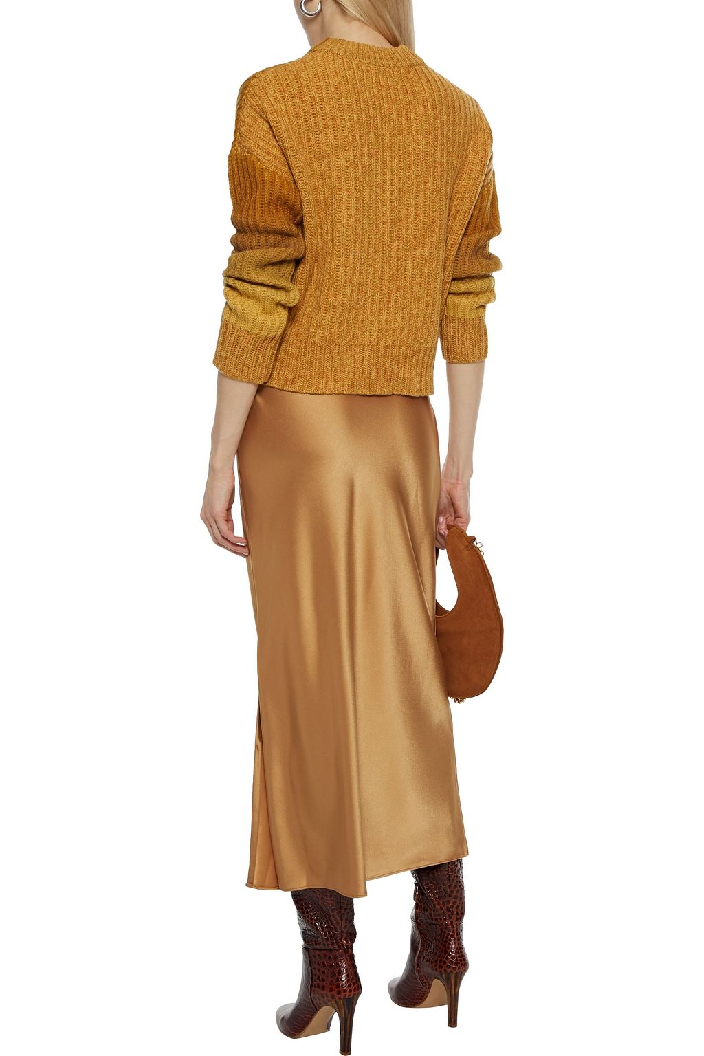 NAADAM Dégradé ribbed wool and cashmere-blend sweater