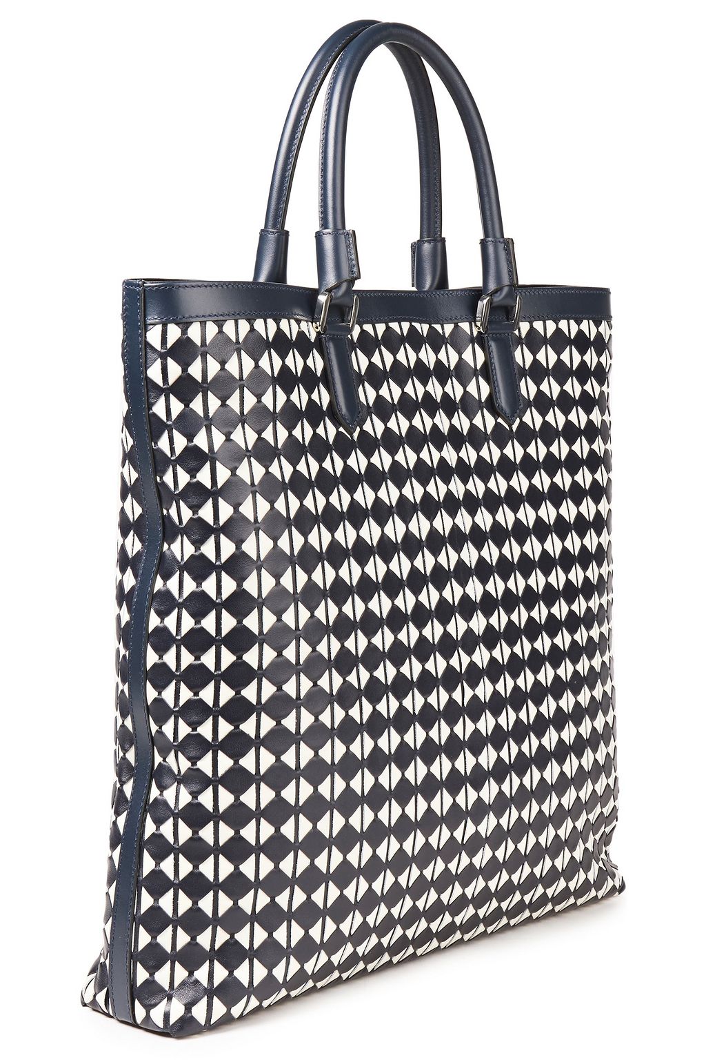 SERAPIAN Mosaico leather tote