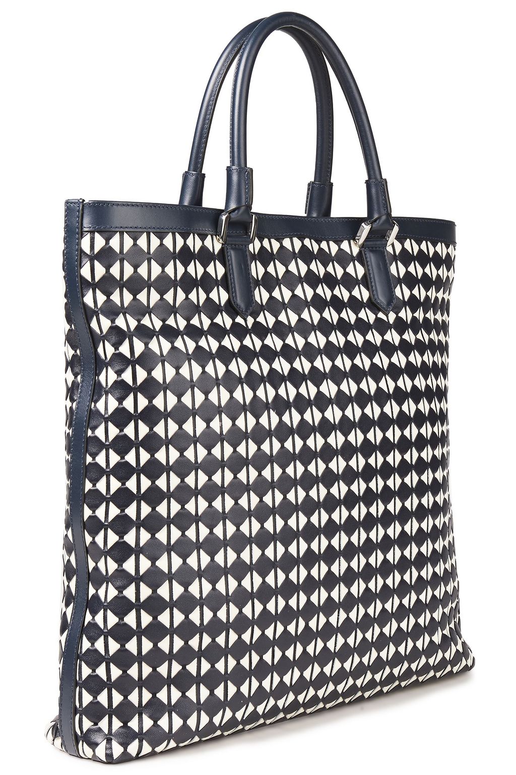 SERAPIAN Mosaico leather tote