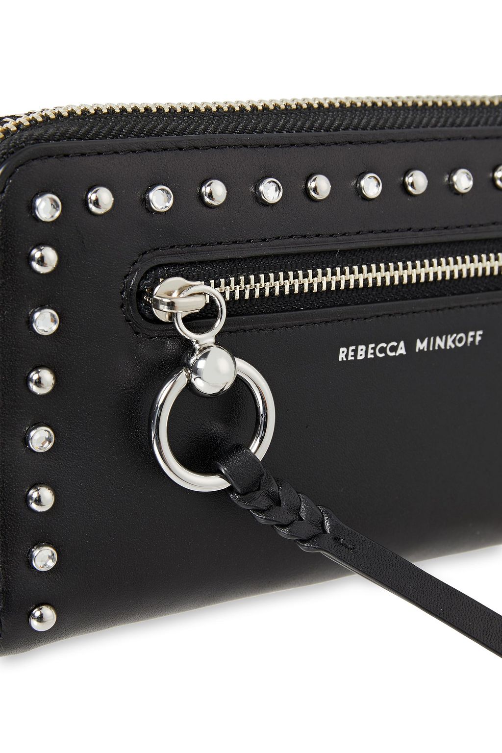 REBECCA MINKOFF Embellished leather wallet