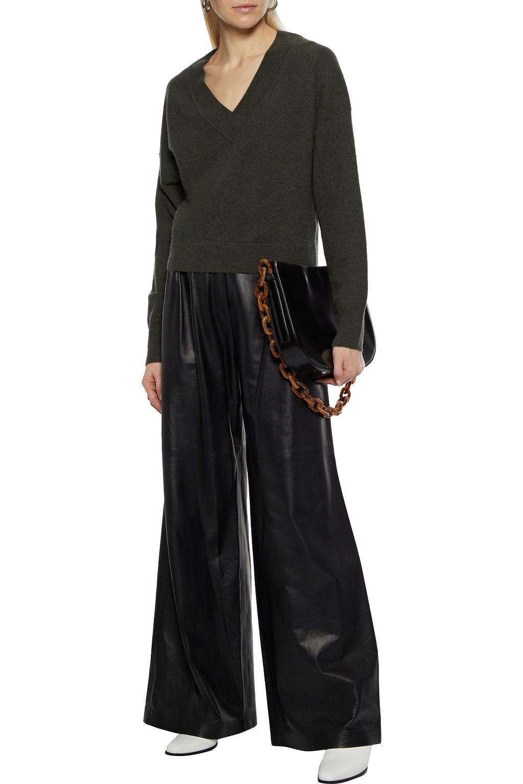 NAADAM Melierter Kaschmirpullover