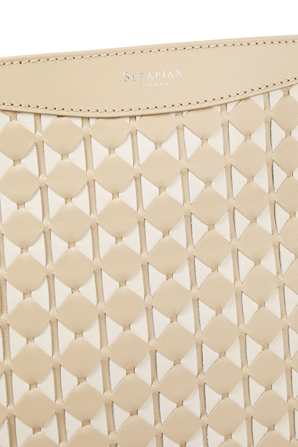 SERAPIAN Mosaico leather tote