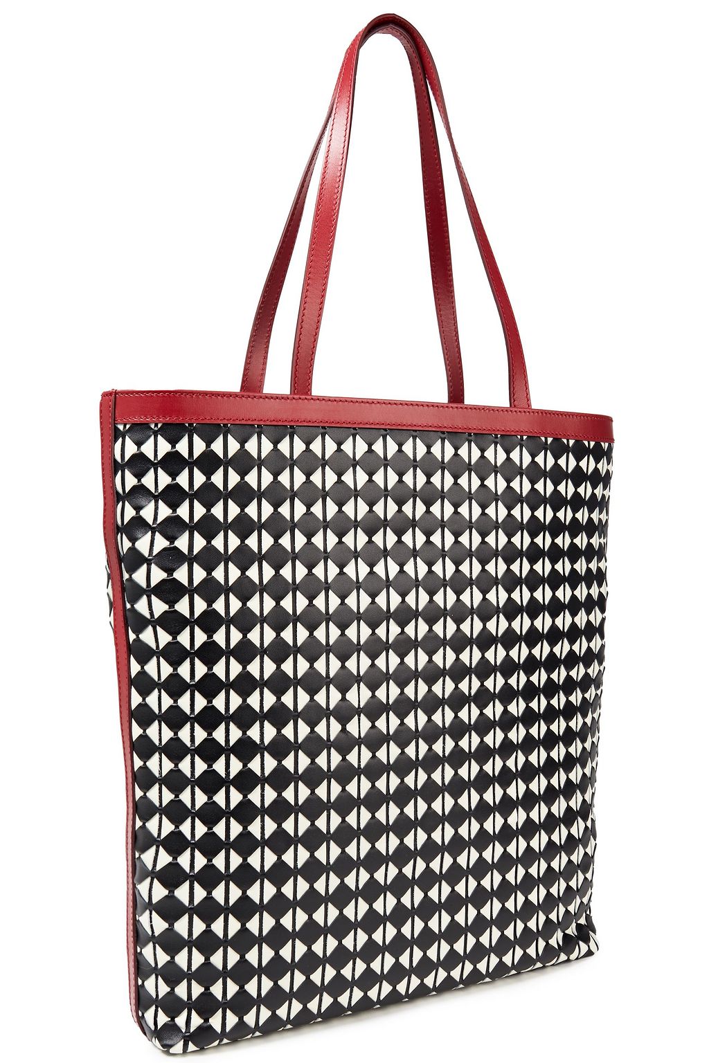 SERAPIAN Mosaico leather tote