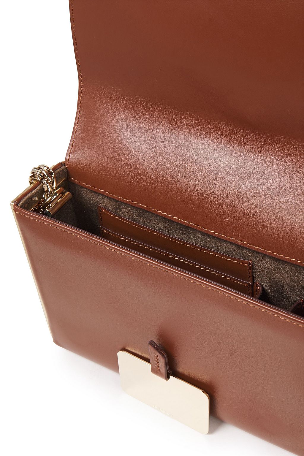 SERAPIAN Embellished leather shoulder bag