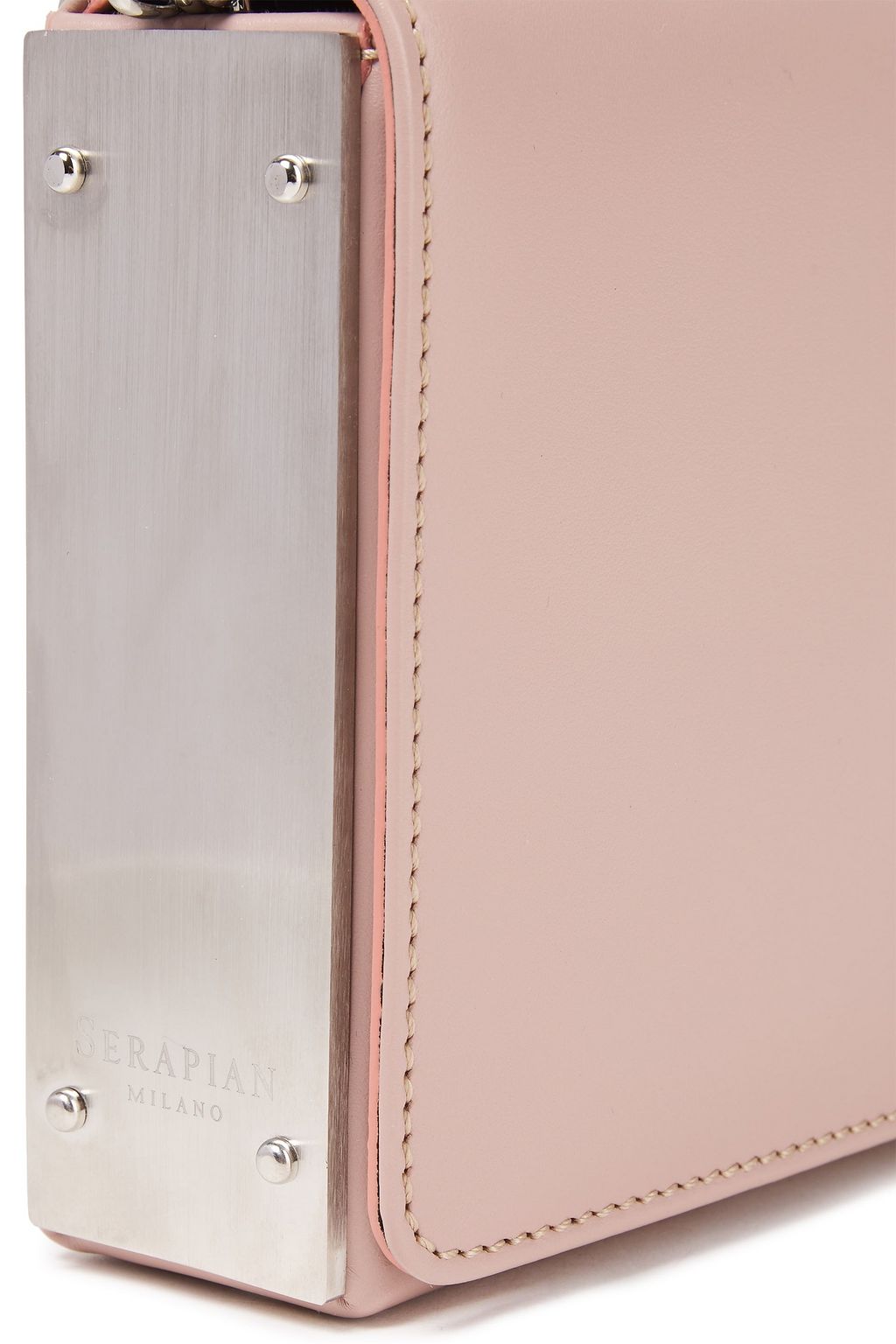 SERAPIAN Embellished leather shoulder bag
