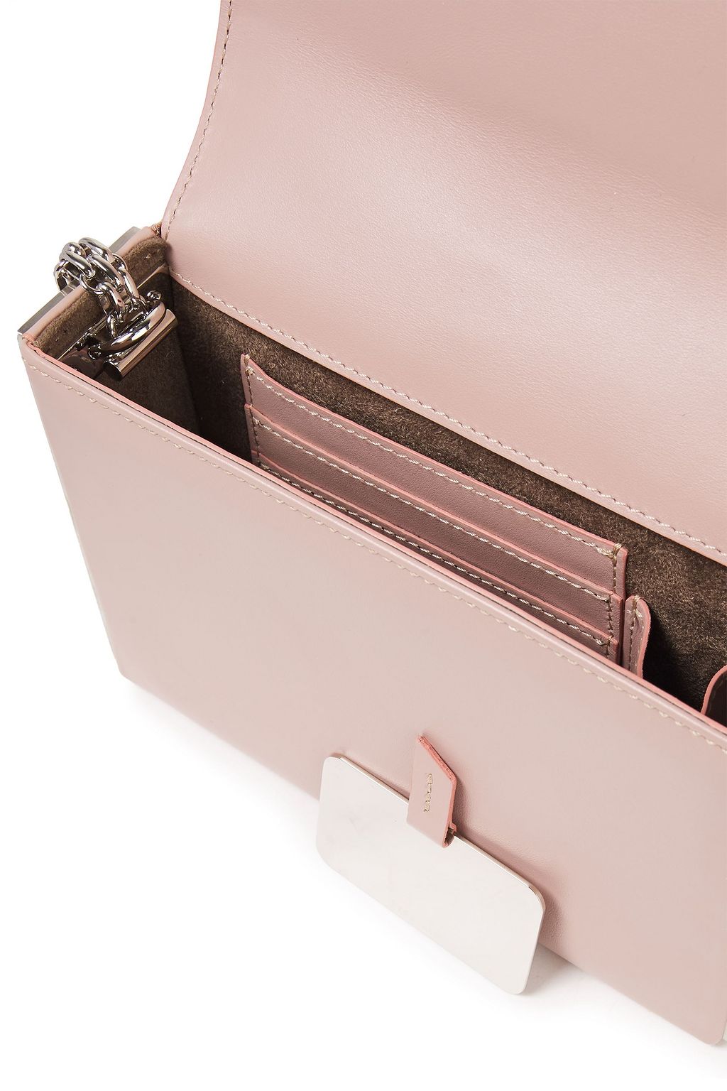 SERAPIAN Embellished leather shoulder bag