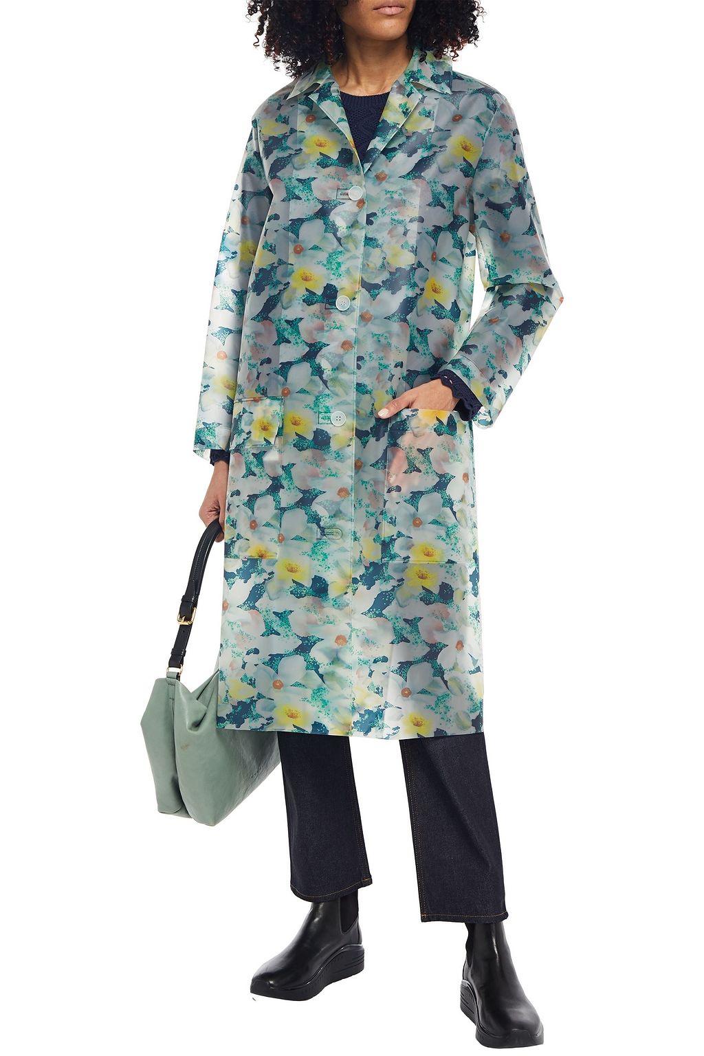 KENZO Printed PVC raincoat
