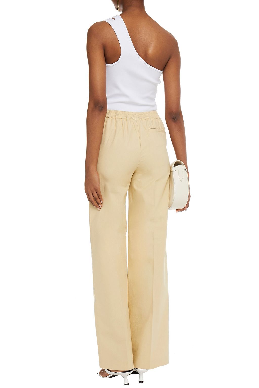 ACNE STUDIOS Floral-print cotton wide-leg pants
