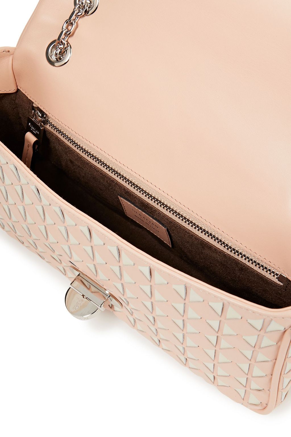 SERAPIAN Mosaico leather shoulder bag