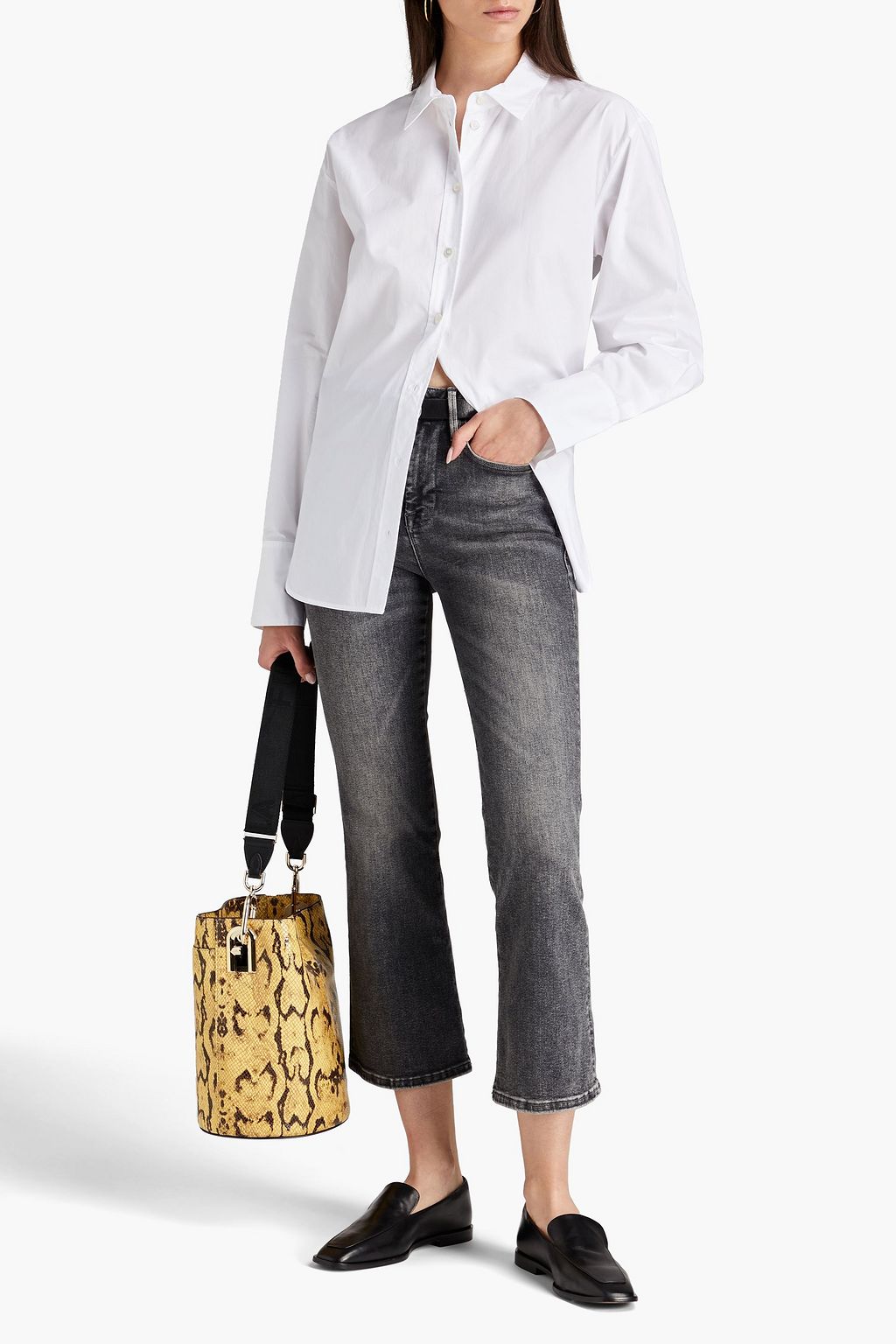 FRAME Organic cotton-poplin shirt